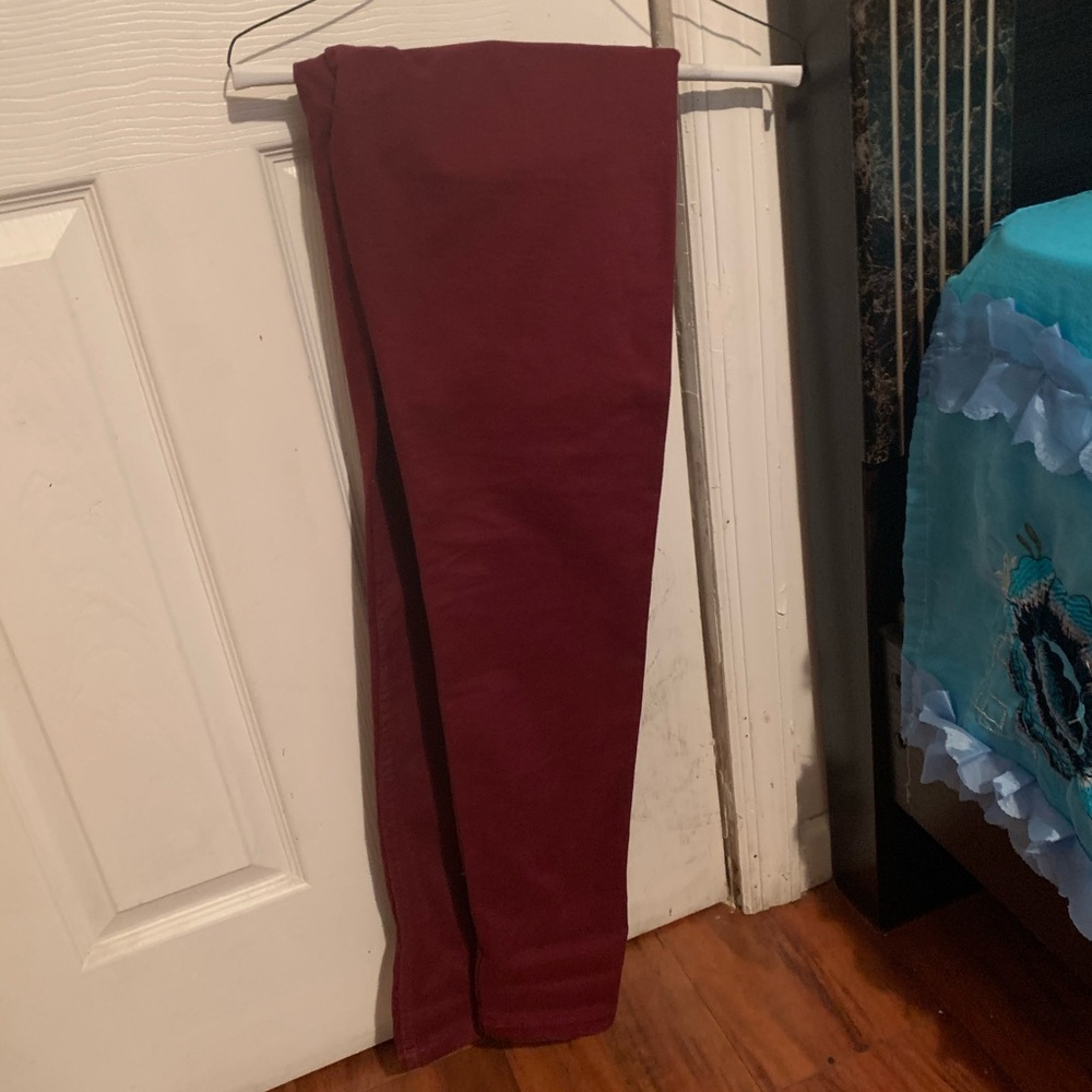 🎄Pull&Bear wine red velvet pants.🎄